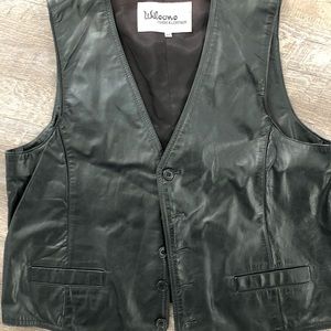 Vintage leather vest